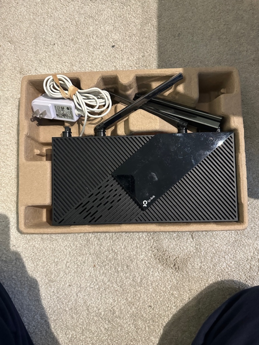 TP-Link Archer AX21 Dual-Band Wi‑Fi 6 Router — Black - Picture 2 of 3